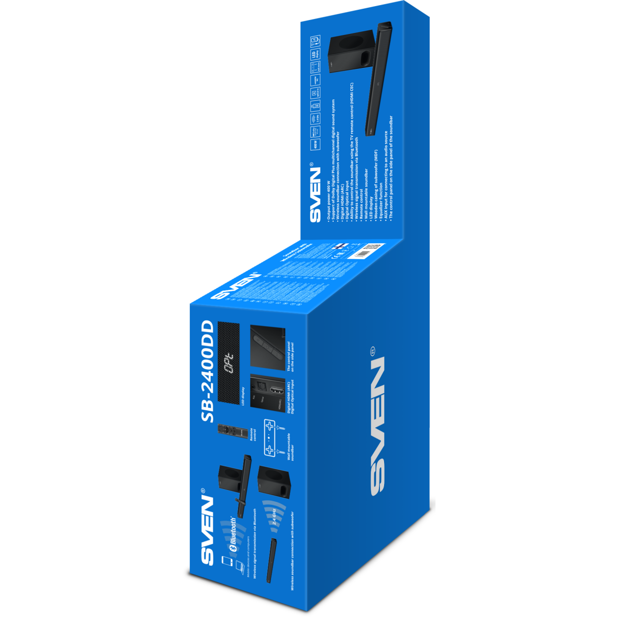 Звуковая панель Sven SB-2400DD Black - SV-022242 - фото 15