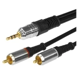 Кабель 3.5 Jack (M) - 2x RCA (M), 5м, Rexant 17-4225