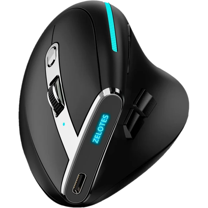 Мышь Zelotes F-36 Wireless Black - VM-F-36-BK
