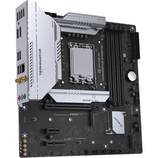 Материнская плата Maxsun Terminator B760M D5 WIFI - MS-TERMINATOR B760M D5 WIFI - фото 3
