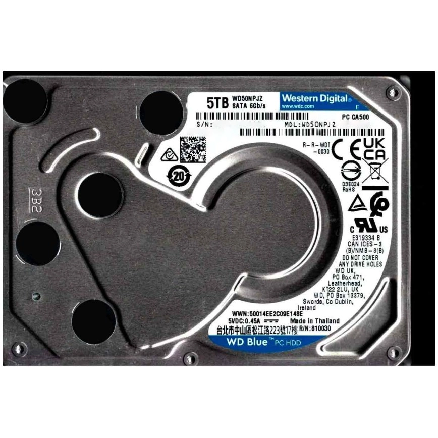 Жёсткий диск 5TB SATA-III WD Blue (WD50NPJZ)