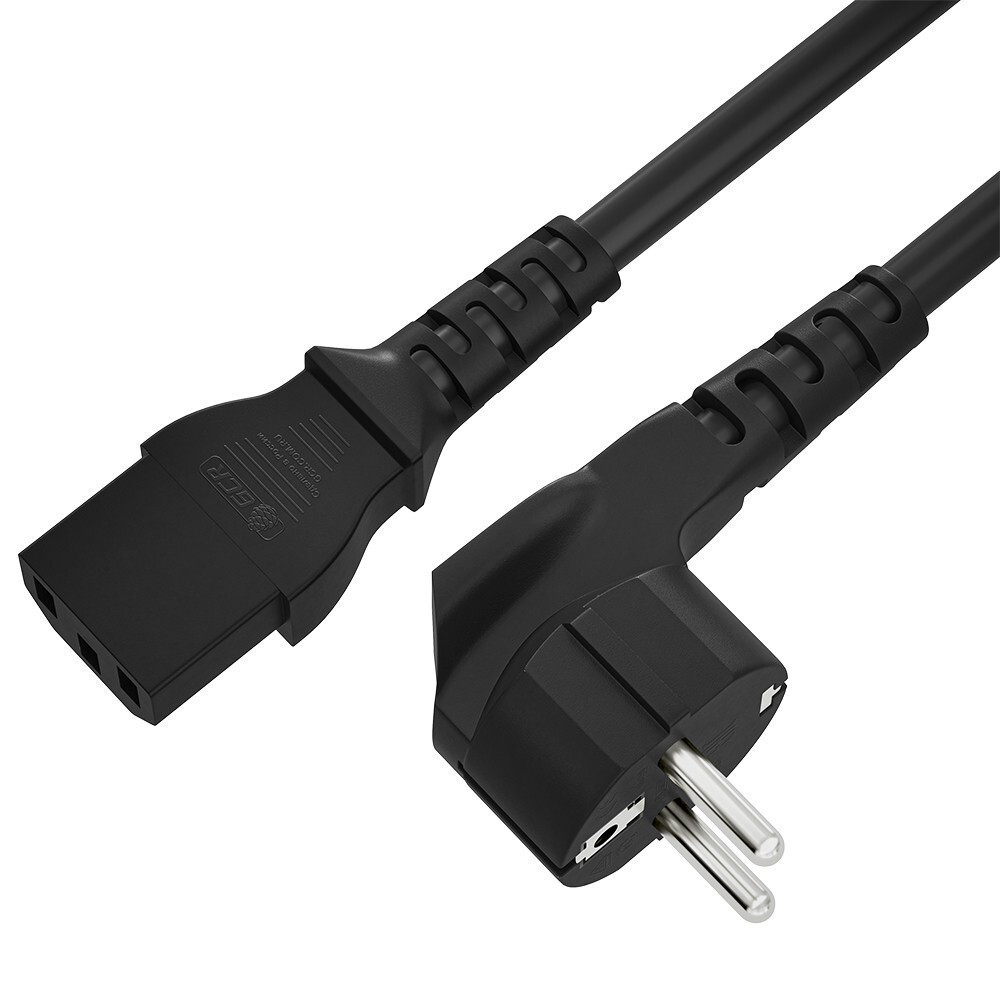 Кабель питания Schuko - C13, 2м, Greenconnect GCR-55096