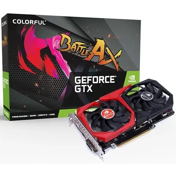 Видеокарта NVIDIA GeForce GTX 1650 Colorful 4Gb (GTX 1650 EX 4GD6-V) - фото 5