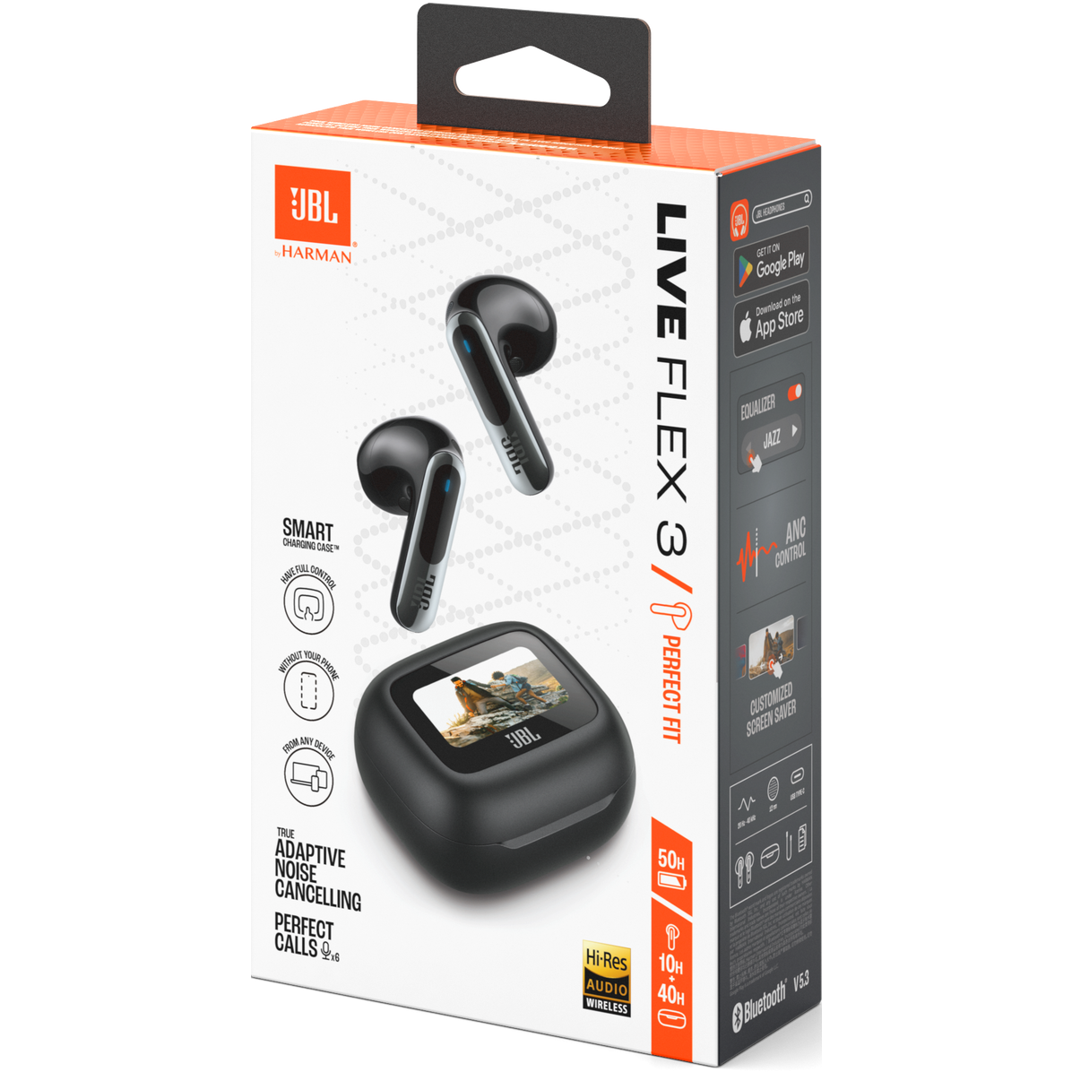 Гарнитура JBL Live Flex 3 Black - JBLLIVEFLEX3BLK - фото 12