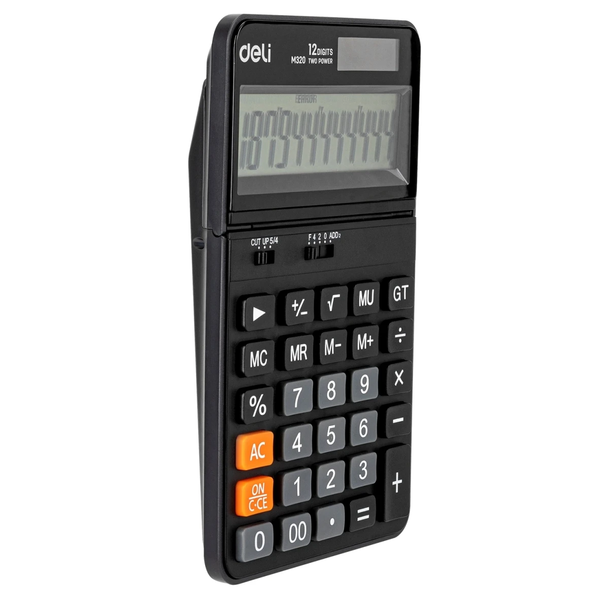 Калькулятор Deli EM320 Black - фото 2