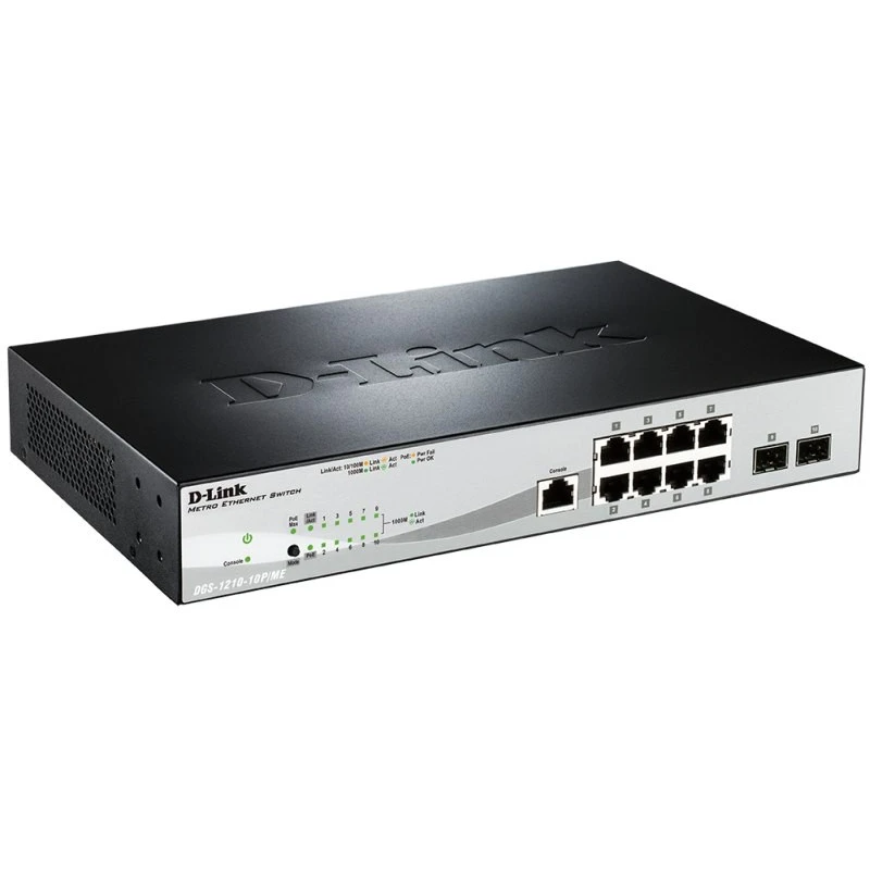 Коммутатор (свитч) D-Link DGS-1210-10P/ME/A - DGS-1210-10P/ME/A1A - фото 2