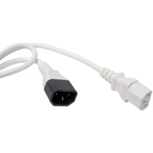 Кабель питания C13 - C14, 0.5м, Filum FL-PC-C13/C14-C1-0.5-WH (5 шт.) - FL-PC-C13/C14-C1-0.5-WH/5