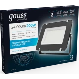 Прожектор Gauss Qplus 200W 24000lm (613100200)