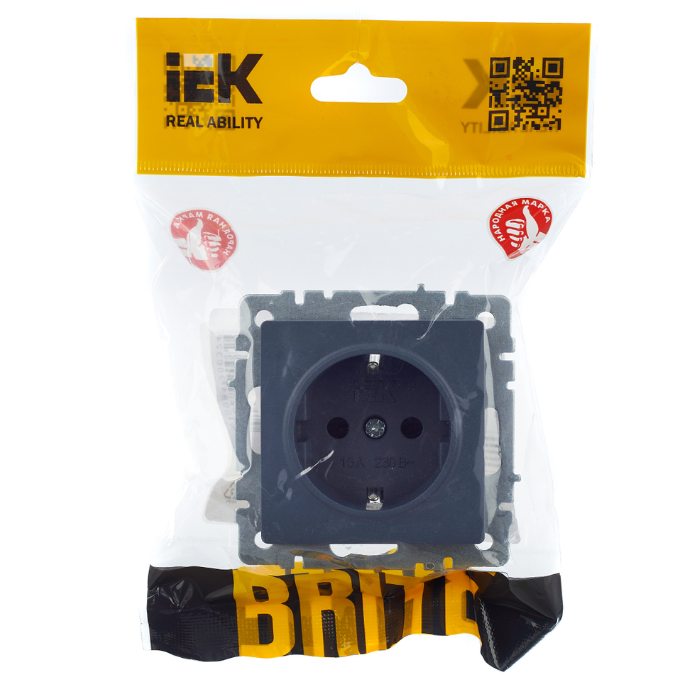 Электрическая розетка IEK BRITE BR-R14-16-K35 - фото 7