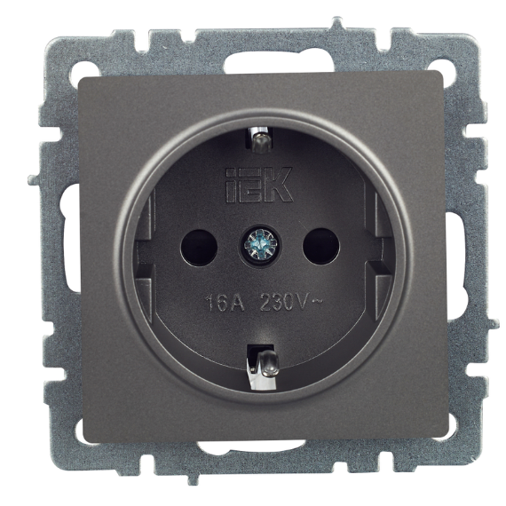 Электрическая розетка IEK BRITE BR-R14-16-K46 - фото 2