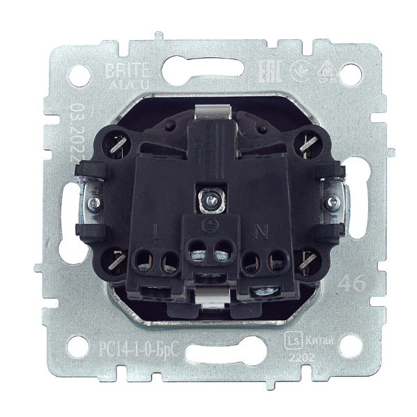 Электрическая розетка IEK BRITE BR-R14-16-K46 - фото 5