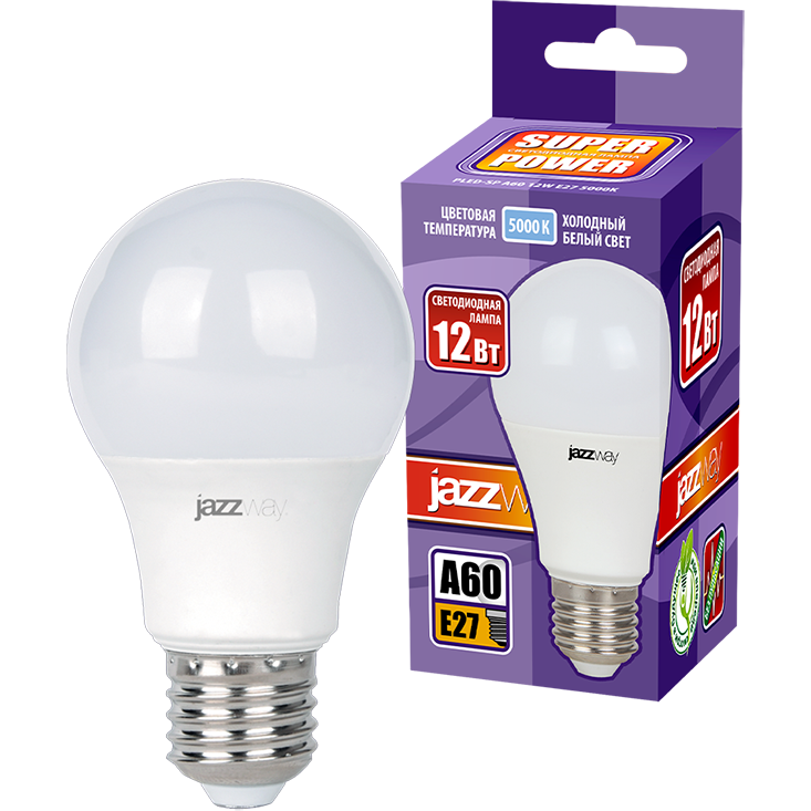 Светодиодная лампочка Jazzway 1033734 (12 Вт, E27) - фото 3