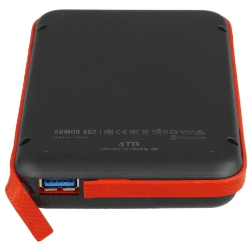Внешний жёсткий диск 4Tb Silicon Power A62 Black (SP040TBPHD62LS3K) - фото 3