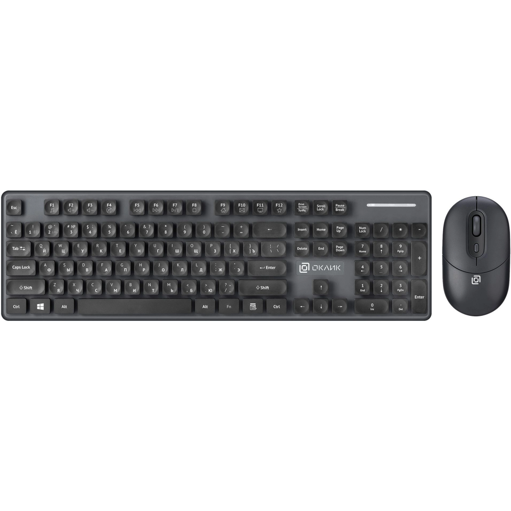 Клавиатура + мышь Oklick S265W Black - 1934420