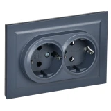 Электрическая розетка IEK BRITE BR-R21-16-K35-F