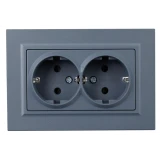 Электрическая розетка IEK BRITE BR-R24-16-K35-F