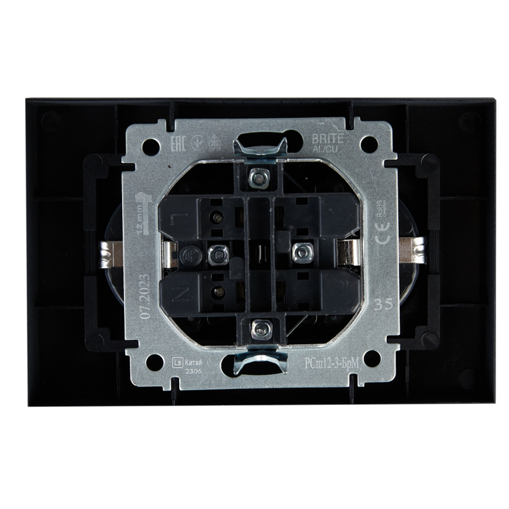 Электрическая розетка IEK BRITE BR-R24-16-K35-F - фото 3