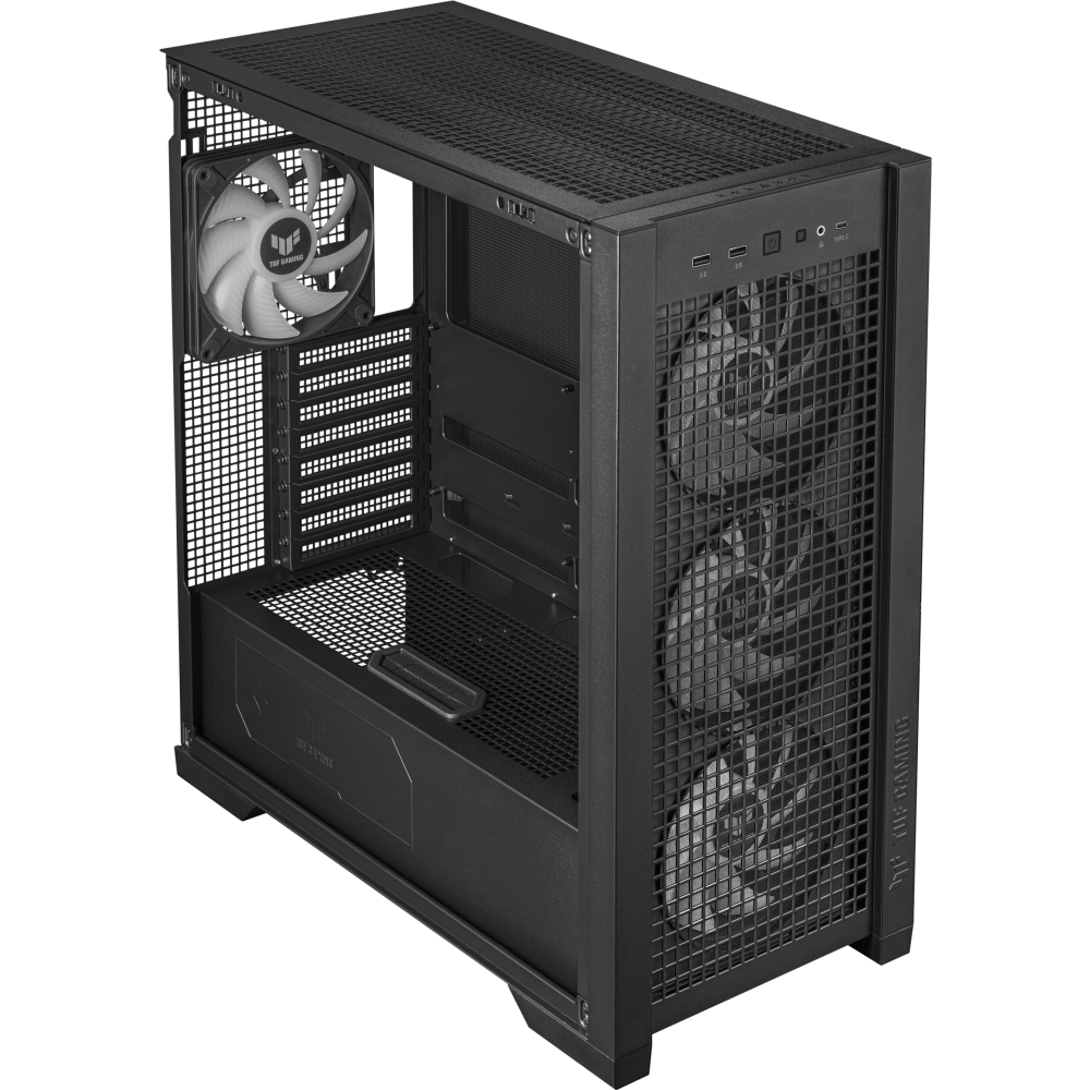Корпус ASUS TUF Gaming GT302 ARGB Black - 90DC00I0-B190(00/10) - фото 6