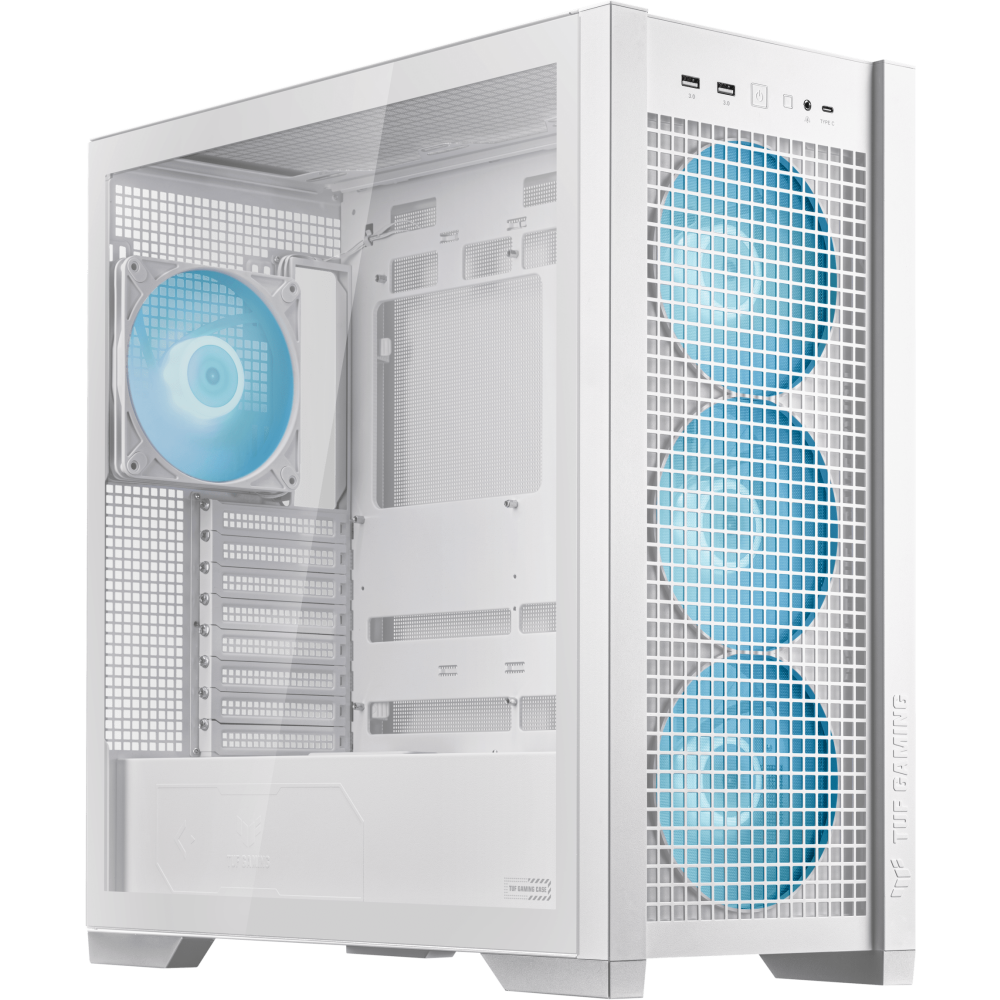 Корпус ASUS TUF Gaming GT302 ARGB White - 90DC00I3-B190(00/10) - фото 3