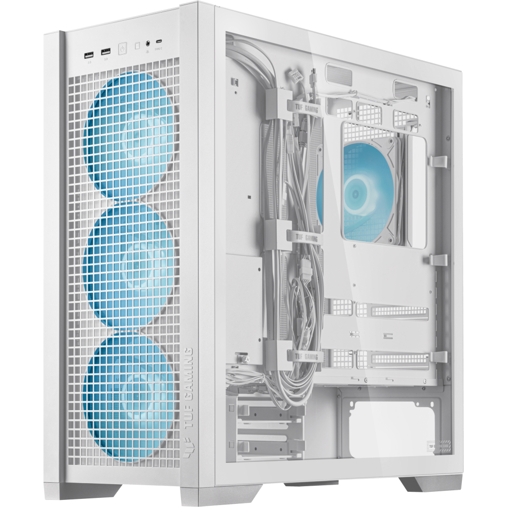 Корпус ASUS TUF Gaming GT302 ARGB White - 90DC00I3-B190(00/10) - фото 6