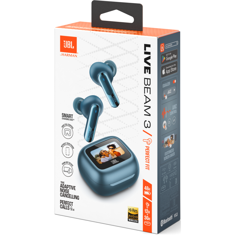 Гарнитура JBL Live Beam 3 Blue - JBLLIVEBEAM3BLU - фото 13