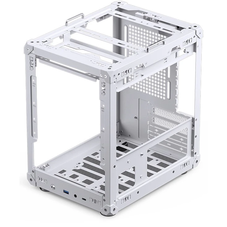 Корпус Jonsbo C6-ITX White - фото 12