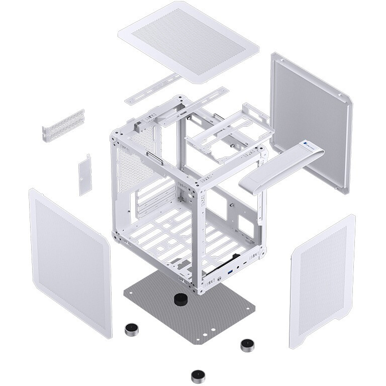 Корпус Jonsbo C6-ITX White - фото 18
