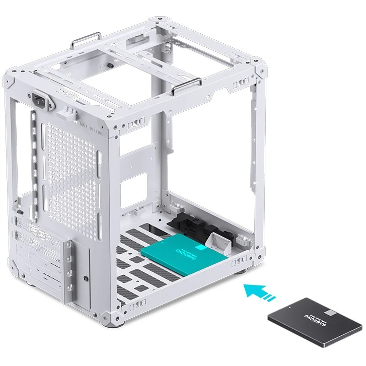 Корпус Jonsbo C6-ITX White - фото 19