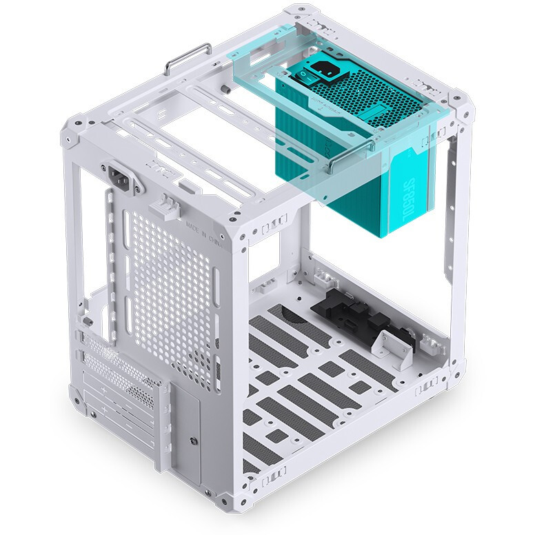 Корпус Jonsbo C6-ITX White - фото 22