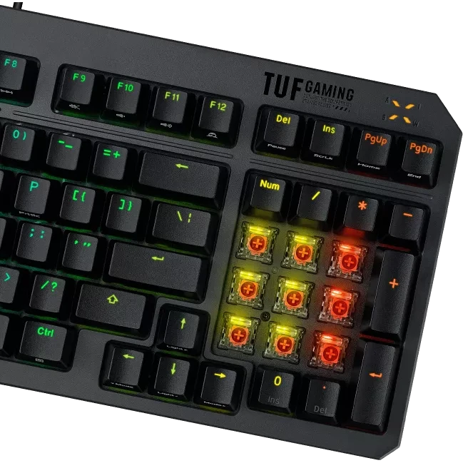 Клавиатура ASUS TUF Gaming K3 Gen II Black - 90MP0390-BKRA01 - фото 5