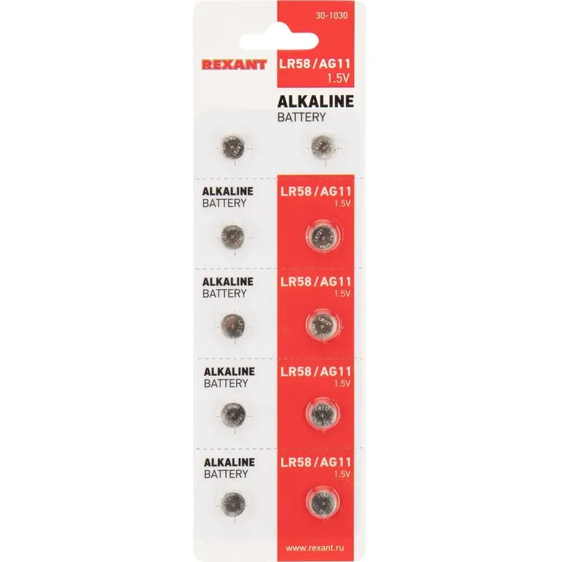 Батарейка Rexant 30-1030 (LR58, 10 шт.)