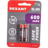 Аккумулятор Rexant 30-1406 (AAA, 600mAh, 2 шт.)