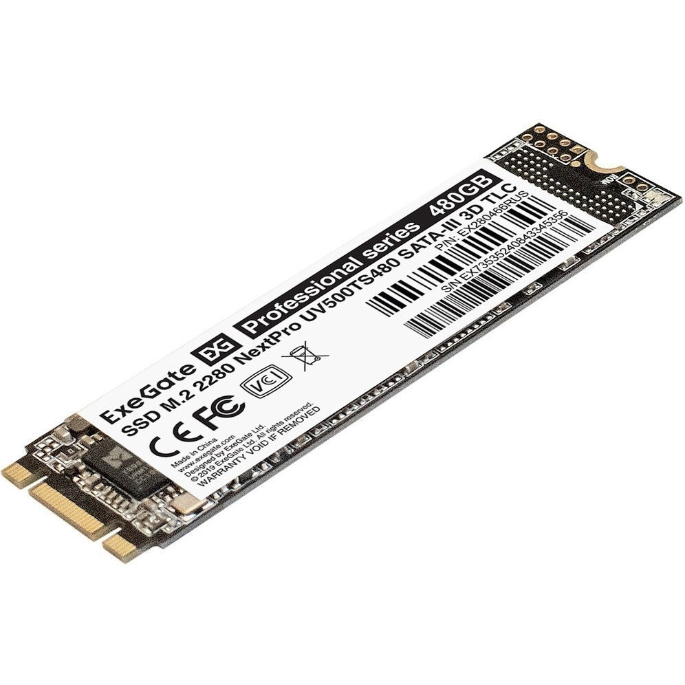 Накопитель SSD 480GB ExeGate NextPro M.2 (UV500TS480)