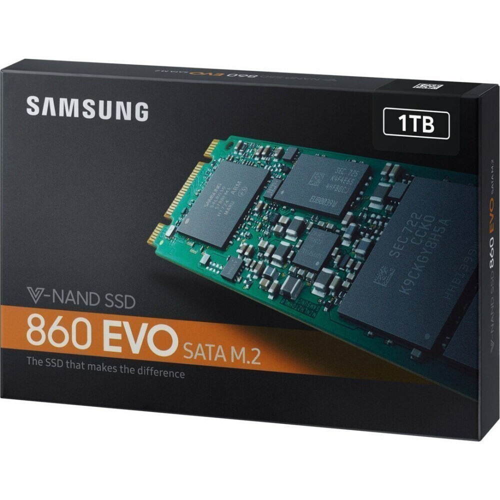 Накопитель SSD 1Tb Samsung 860 EVO (MZ-N6E1T0BW) - фото 4