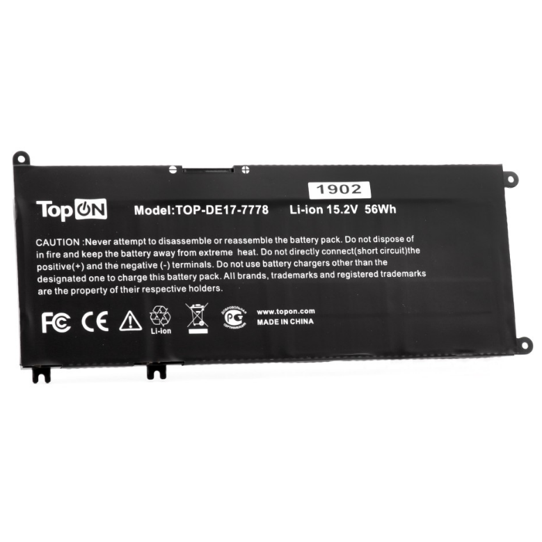 Аккумулятор для ноутбука TopON TOP-DE17-7778
