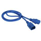 Кабель питания C13 - C14, 1.5м, Lanmaster LAN-PP13/14-1.5-BL