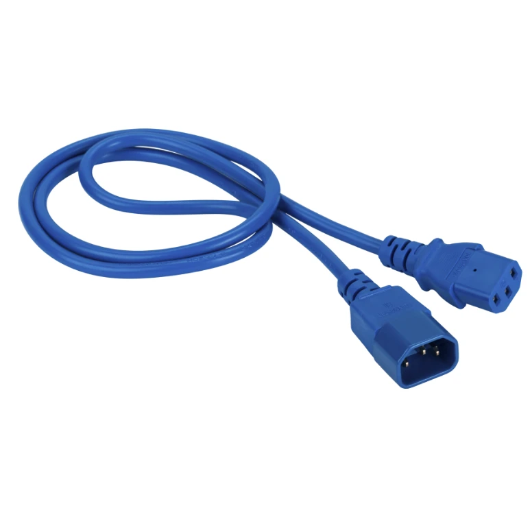 Кабель питания C13 - C14, 10м, Lanmaster LAN-PP13/14-10-BL