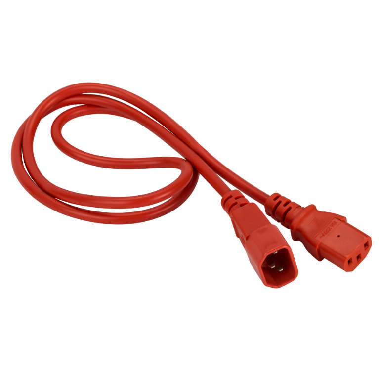 Кабель питания C13 - C14, 10м, Lanmaster LAN-PP13/14-10-RD