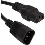 Кабель питания C13 - C14, 5м, Lanmaster LAN-PP13L/14-5.0-BK