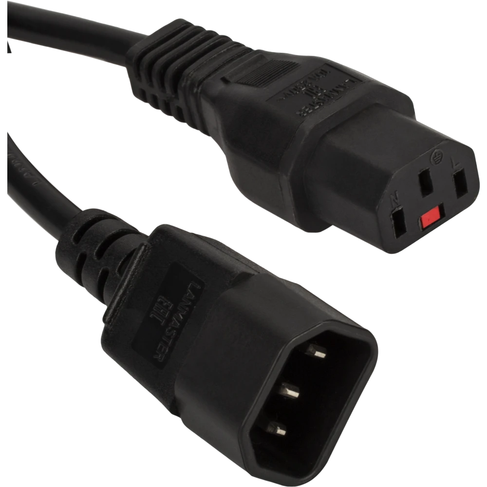 Кабель питания C13 - C14, 5м, Lanmaster LAN-PP13L/14-5.0-BK