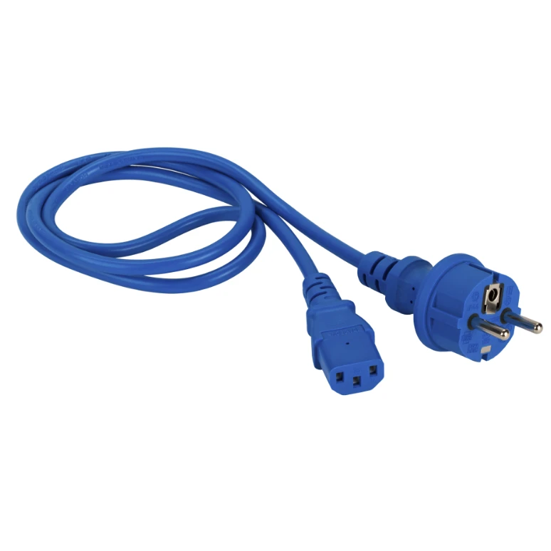 Кабель питания Schuko - C13, 7м, Lanmaster LAN-PP13/SH-7.0-BL