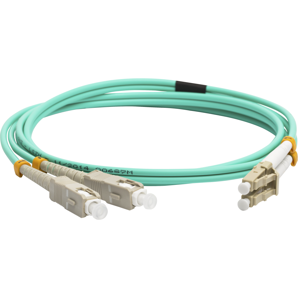 Патч-корд Lanmaster LAN-2LC-2SC/OM3-1.0, 1м