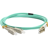 Патч-корд Lanmaster LAN-2LC-2SC/OM3-1.0, 1м