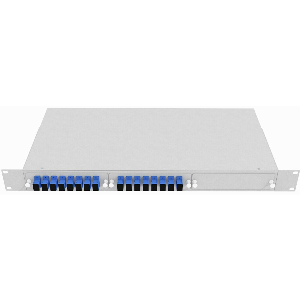 Оптический кросс TopLAN КРС-Top-1U-16SC/U-OS2-GY