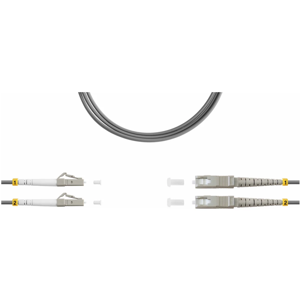 Патч-корд TopLAN DPC-TOP-OM1-LC/P-SC/P-5.0, 5м