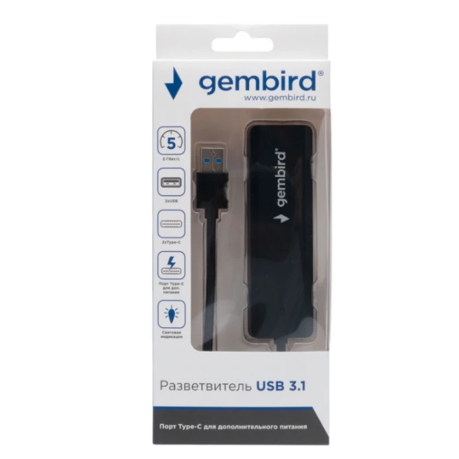USB-концентратор Gembird UHB-C415 - фото 2