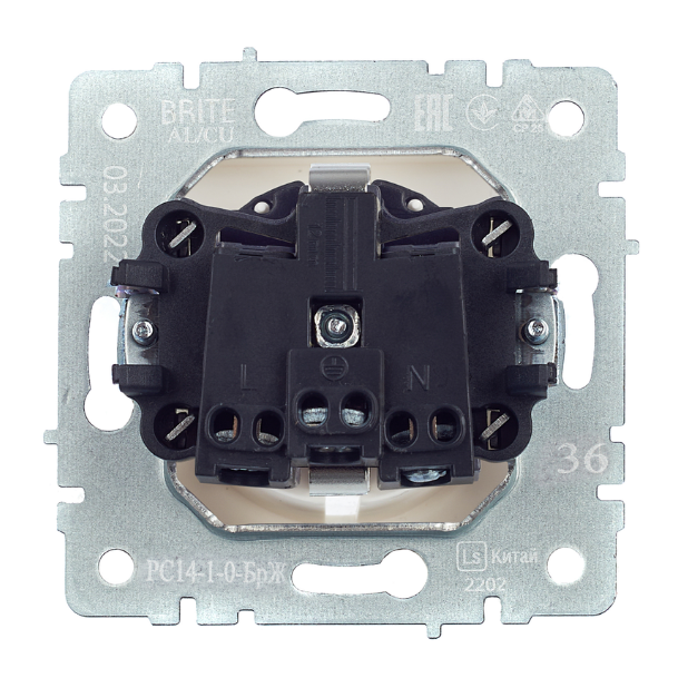 Электрическая розетка IEK BRITE BR-R14-16-K36 - фото 3