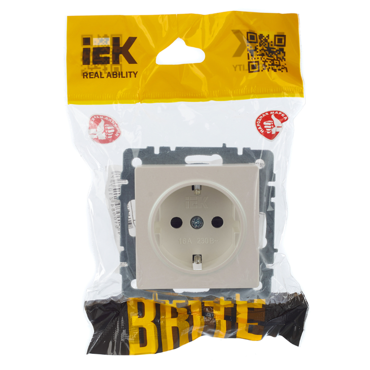 Электрическая розетка IEK BRITE BR-R14-16-K36 - фото 4