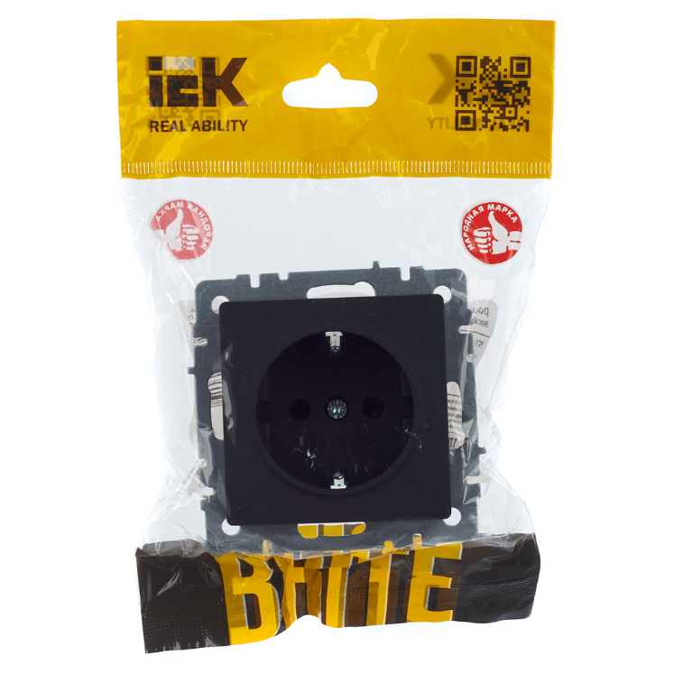 Электрическая розетка IEK BRITE BR-R14-16-K53 - фото 4
