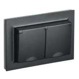 Электрическая розетка IEK BRITE BR-R26-16-44-K02-F